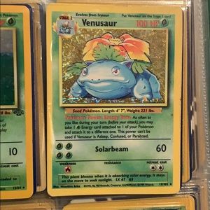 Venusaur holographic 1999 Pokémon card